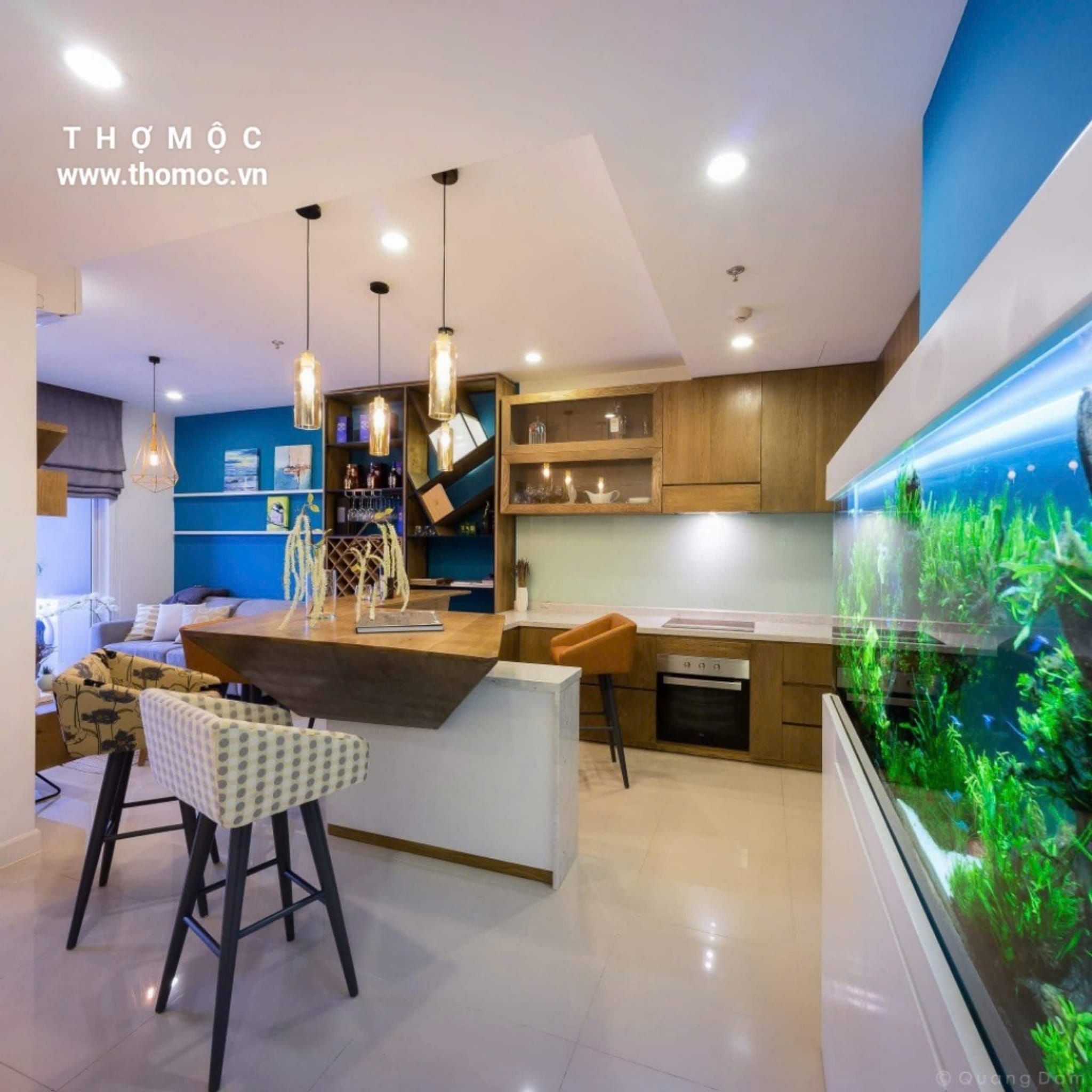 thi công nội thất gỗ đẹp tphcm