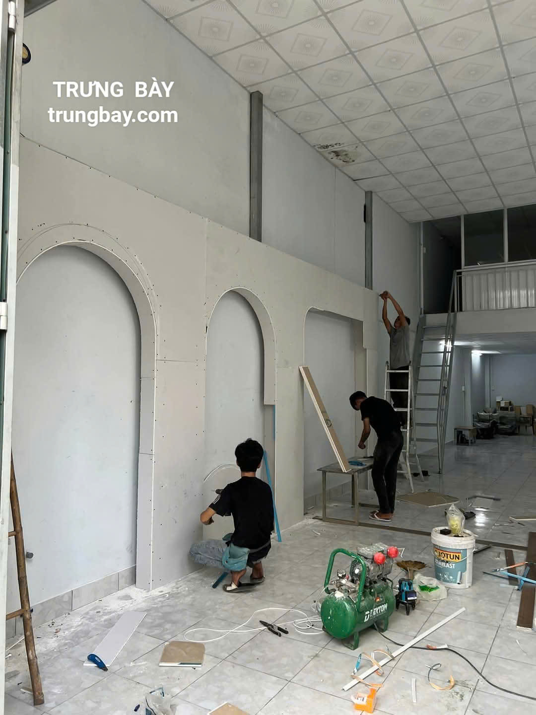 Đội thợ thi công nail spa hcm