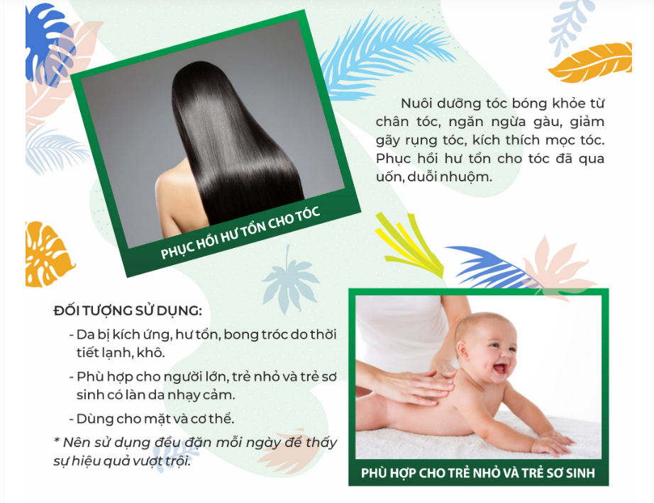 Công dụng của dầu dừa tinh khiết hoa nhài - dưỡng tóc