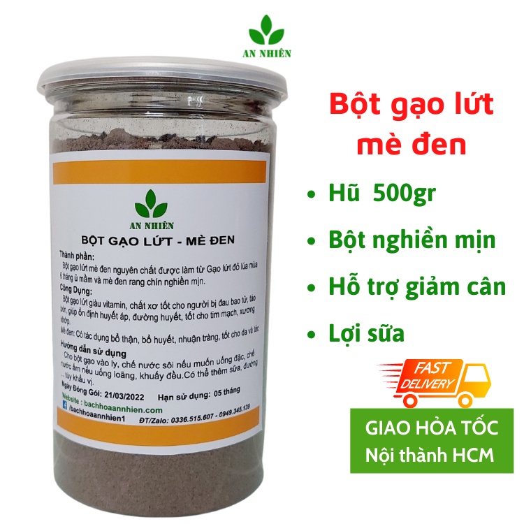 bột gạo lứt mè đen