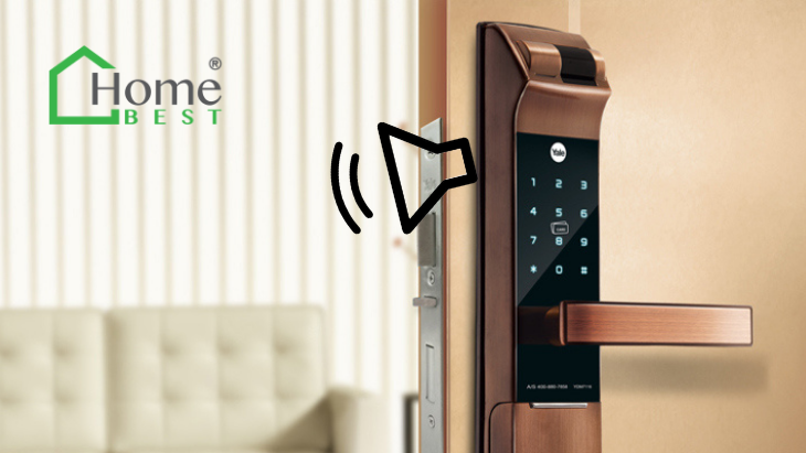 Dấu hiệu nhận biết khóa cửa vân tay sắp hết pin.