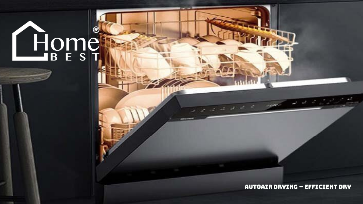 chức năng sấy trong máy rửa bát.