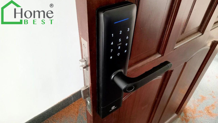 Khóa vân tay cửa gỗ 2