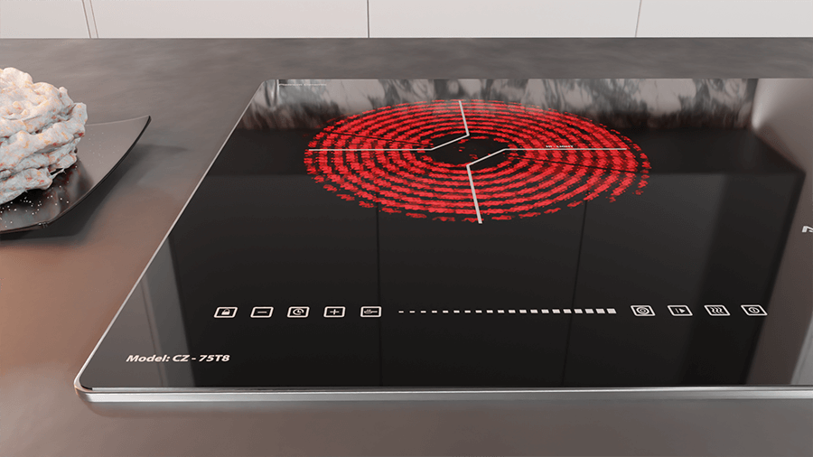 Bếp từ kết hợp hồng ngoại Canzy CZ 75T8 Home Best