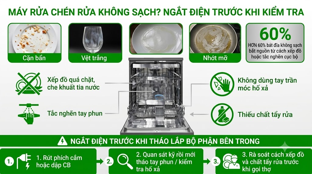 Máy rửa chén không sách