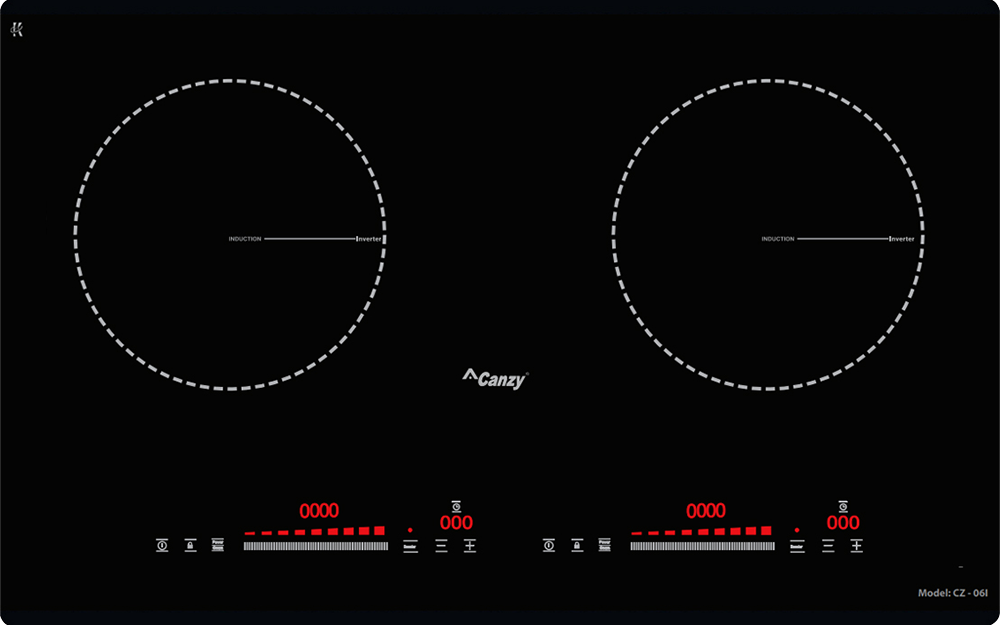 Bếp điện từ đôi Canzy CZ-06I Home Best