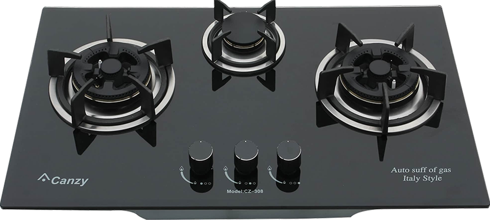 Bếp gas âm 3 vùng nấu Canzy CZ-308 Home Best