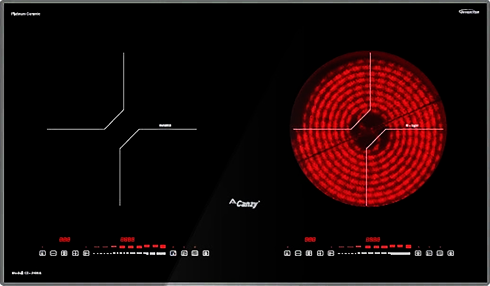 Bếp điện từ kết hợp hồng ngoại Canzy CZ-54MG Home Best