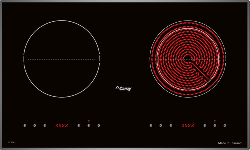 Bếp điện từ kết hợp hồng ngoại Canzy CZ-65BS Home Best