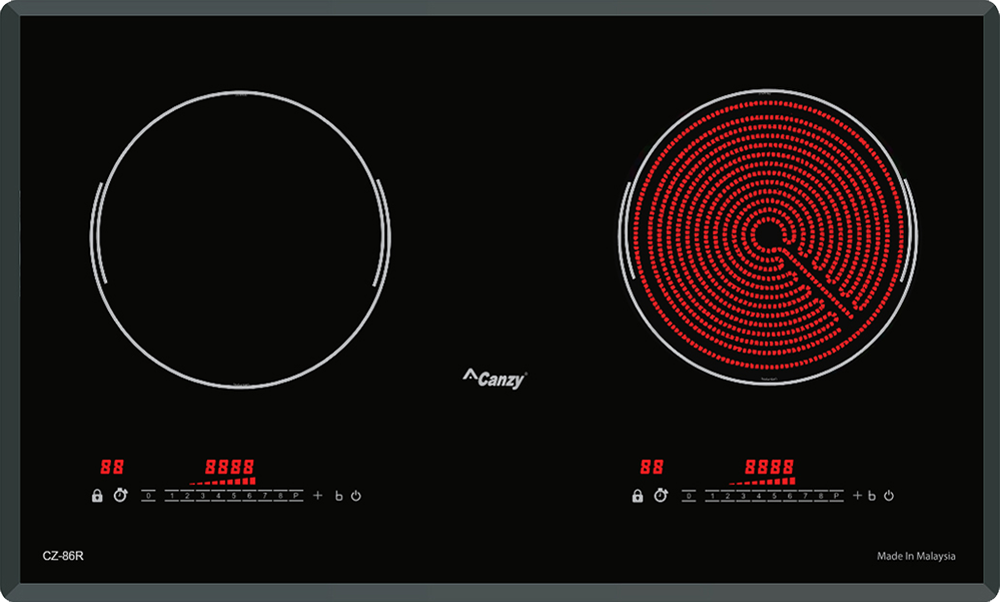 Bếp điện từ kết hợp hồng ngoại Canzy CZ-86R Home Best