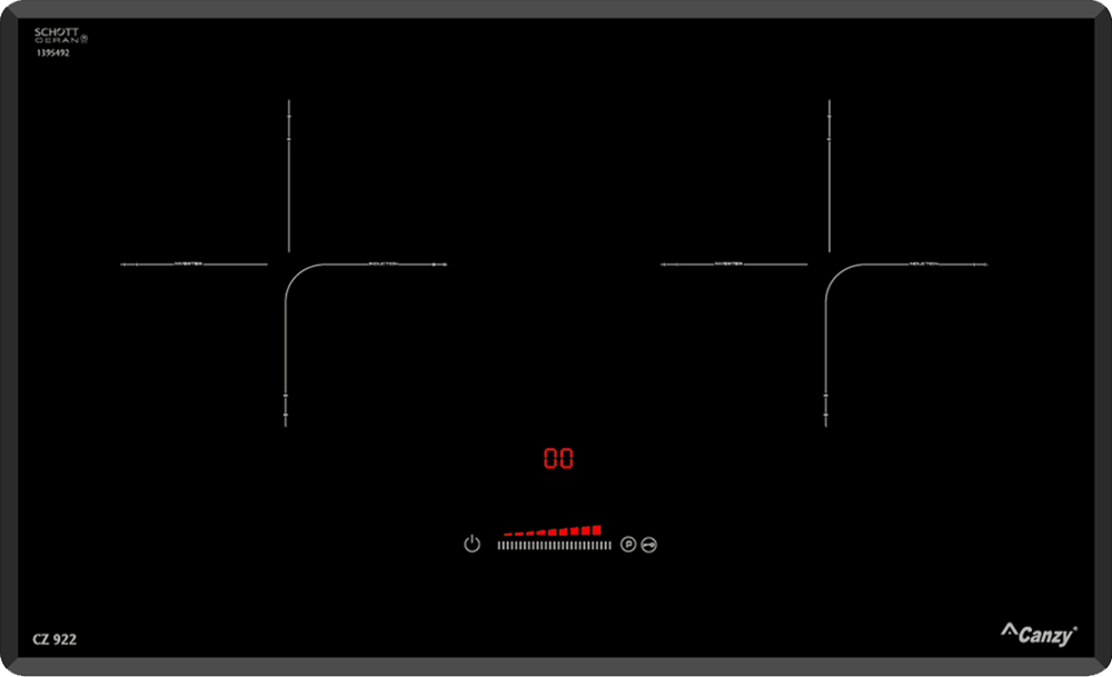Bếp điện từ đôi Canzy CZ-922 Home Best