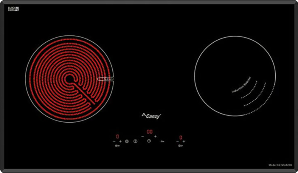 Bếp điện từ kết hợp hồng ngoại Canzy CZ-MIX823G Home Best