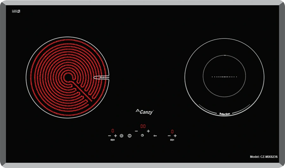 Bếp điện từ kết hợp hồng ngoại Canzy CZ-MIX823S Home Best