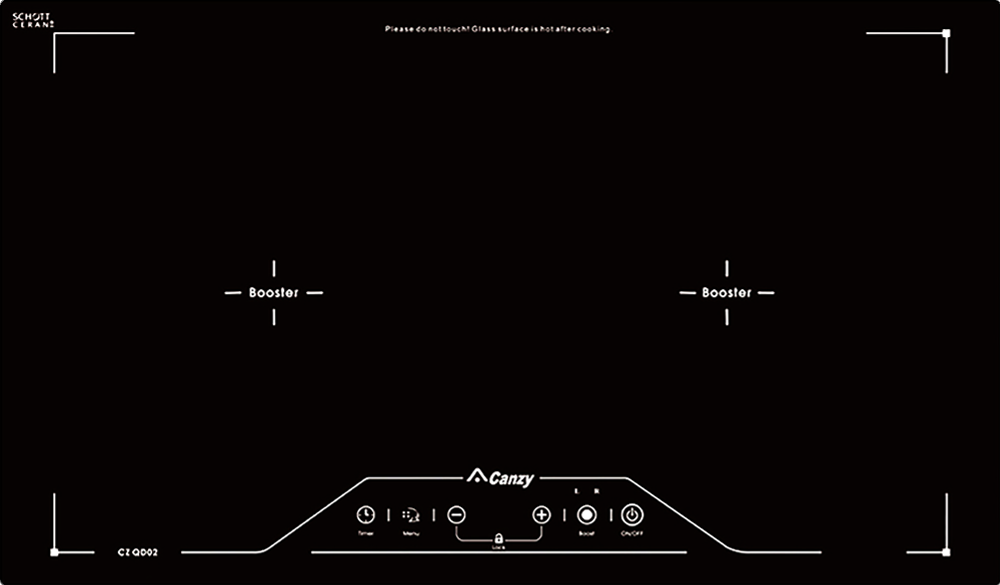 Bếp điện từ đôi Canzy CZ-QD02 Home Best