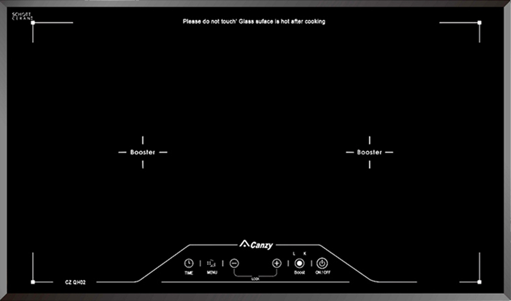 Bếp điện từ đôi Canzy CZ-QH02 Home Best