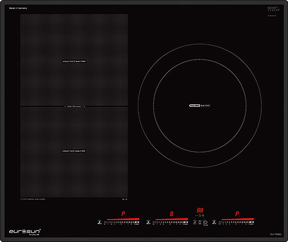 Bếp điện từ 3 vùng nấu Eurosun EU-T906G