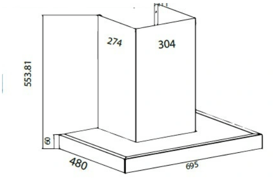 Máy hút mùi Canzy CZ Pro 333S