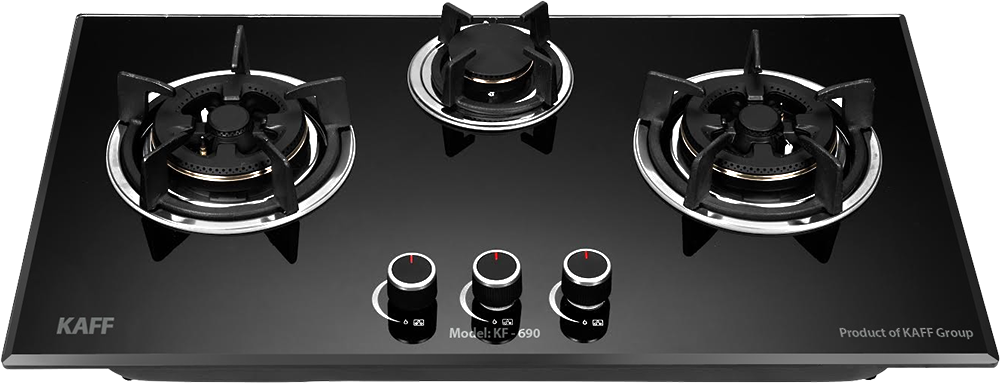 Bếp gas âm 3 vùng nấu KAFF KF-690  Home Best