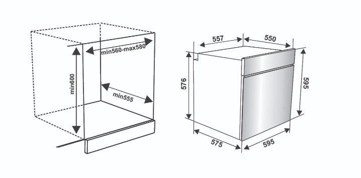Lò nướng âm tủ Kaff KF-BI901PU Home Best