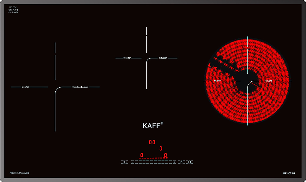 Bếp từ kết hợp hồng ngoại Kaff KF-IC79H | Homebest