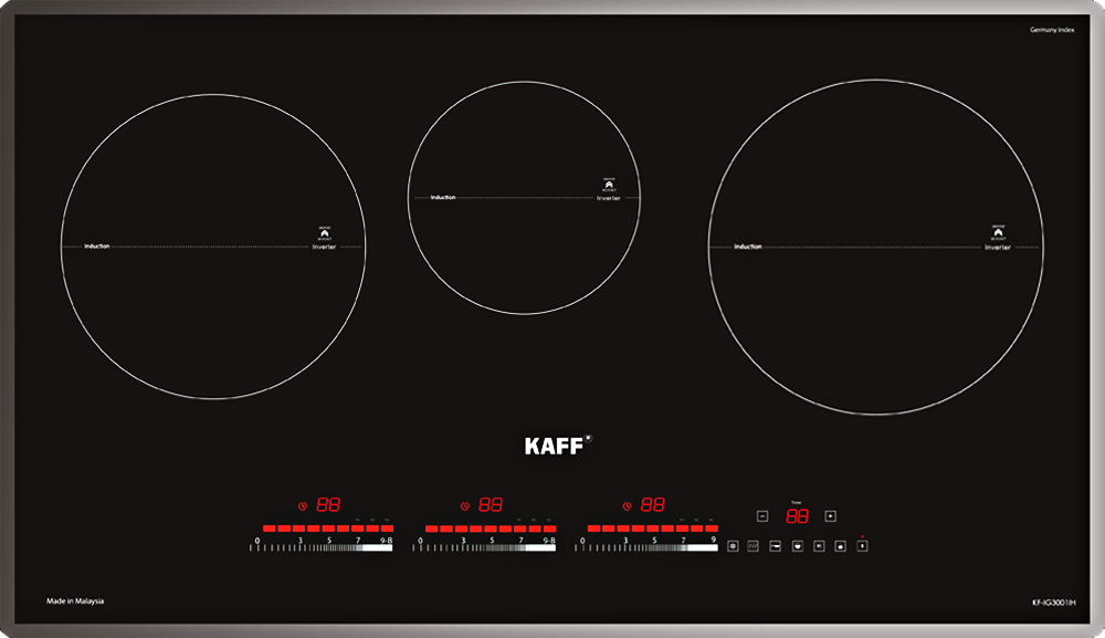 Bếp điện từ 3 vùng nấu KAFF KF-IG3001II