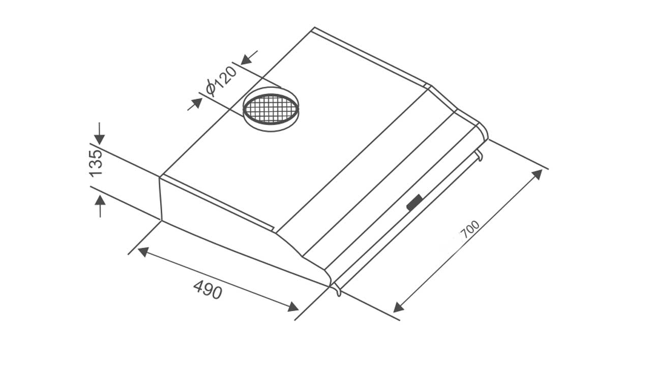 Máy hút khói, hút mùi cổ điển Canzy CZ-C50B | Home Best