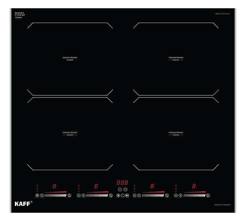 Bếp từ đa điểm Kaff KF-HGEM919 Home Best