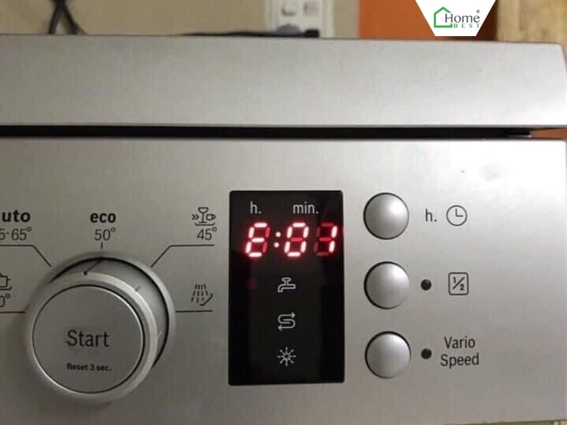 Lỗi E01 máy rửa bát Bosch