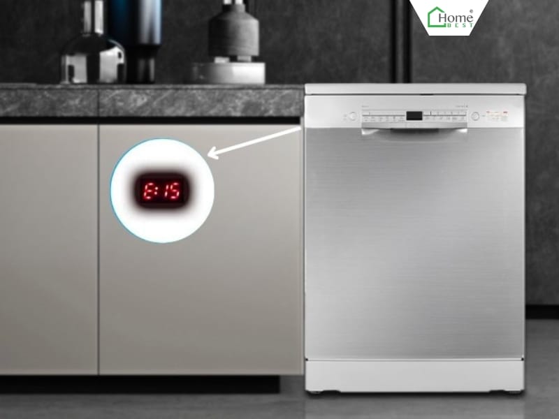 Lỗi e15 máy rửa bát bosch