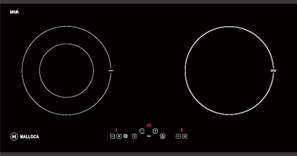 Bếp điện từ kết hợp hồng ngoại Malloca MH-02IR D
