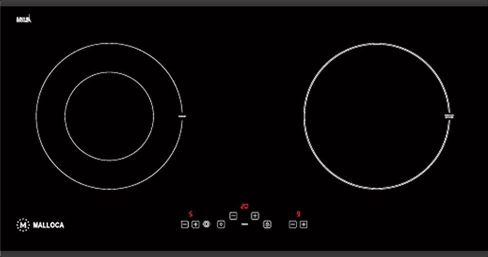 Bếp điện từ kết hợp hồng ngoại Malloca MH-02IR D Home Best