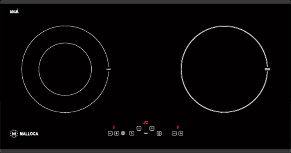 Bếp điện từ kết hợp hồng ngoại Malloca MH-02IR SB Home Best