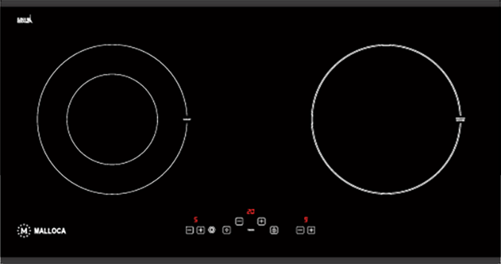 Bếp điện từ kết hợp hồng ngoại Malloca MH-02IR SB