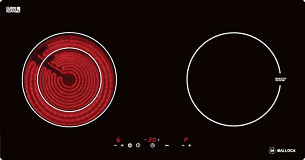 Bếp điện từ kết hợp hồng ngoại Malloca MH-02IR Home Best