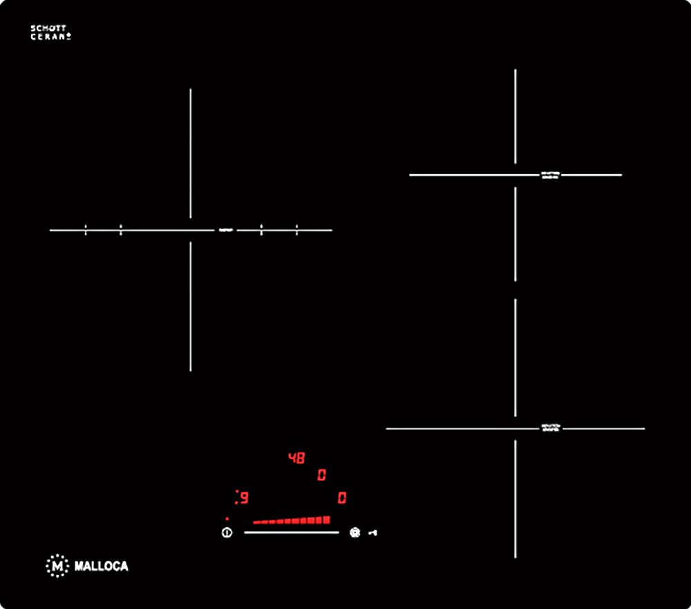 Bếp điện từ kết hợp hồng ngoại Malloca MIR 593 Home Best