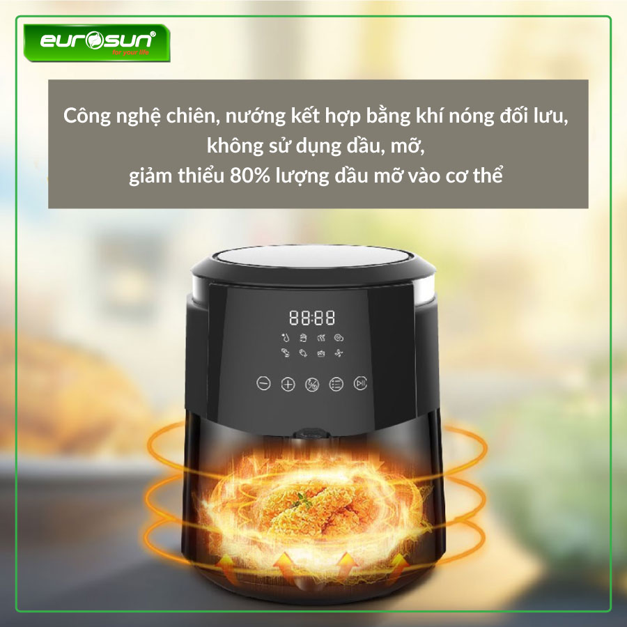 Nồi chiên không dầu Eurosun EU-AR15B Home Best