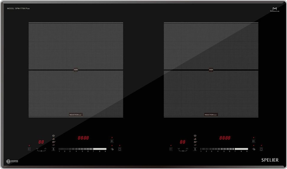 Bếp điện từ đôi Spelier SPM-T75K Plus
