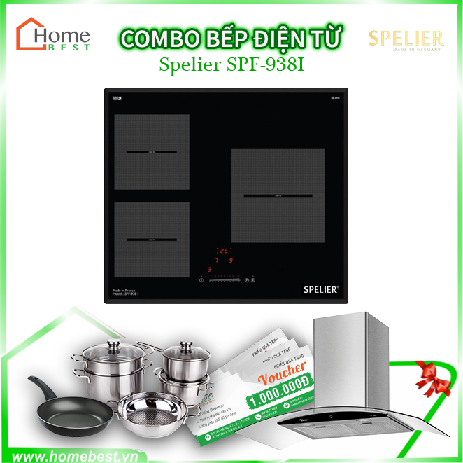 Combo bếp điện từ Spelier SPF-938I