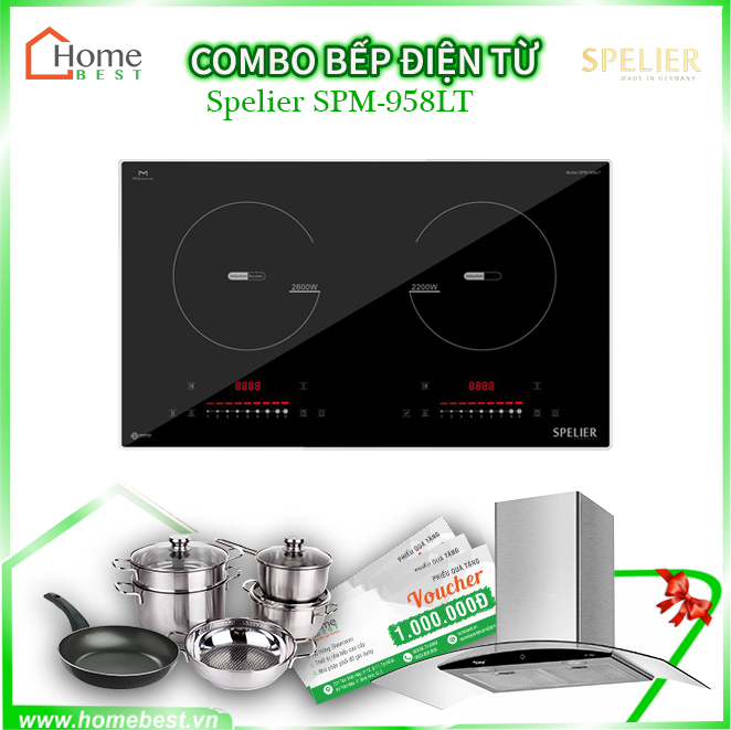 Combo bếp điện từ Spelier SPM-958LT
