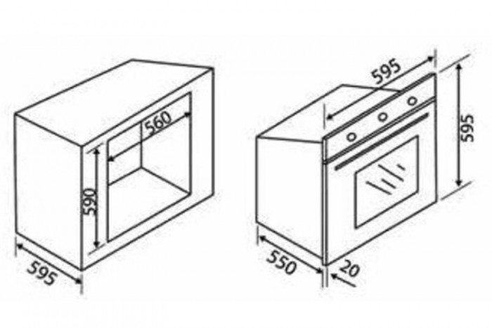 Lò nướng âm tủ Kaff KF-T90M Home Best