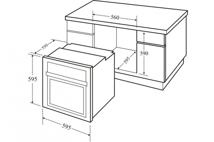 Lò nướng âm tủ Kaff KF-BI75TFT Home Best