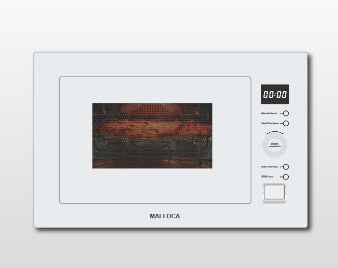 Lò vi sóng âm tủ Malloca MW-927BG Xám | Homebest