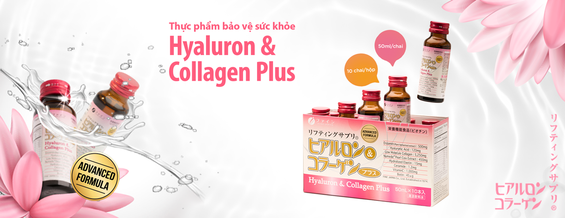 Nước uống đẹp da Collagen Nhật Bản