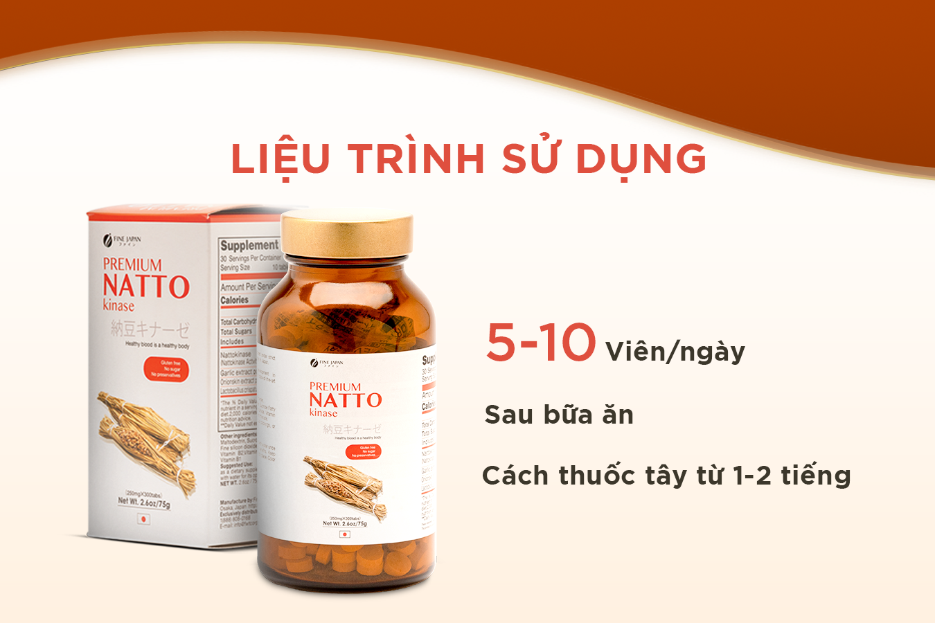 Hướng dẫn sử dụng Fine Japan Natto Kinase