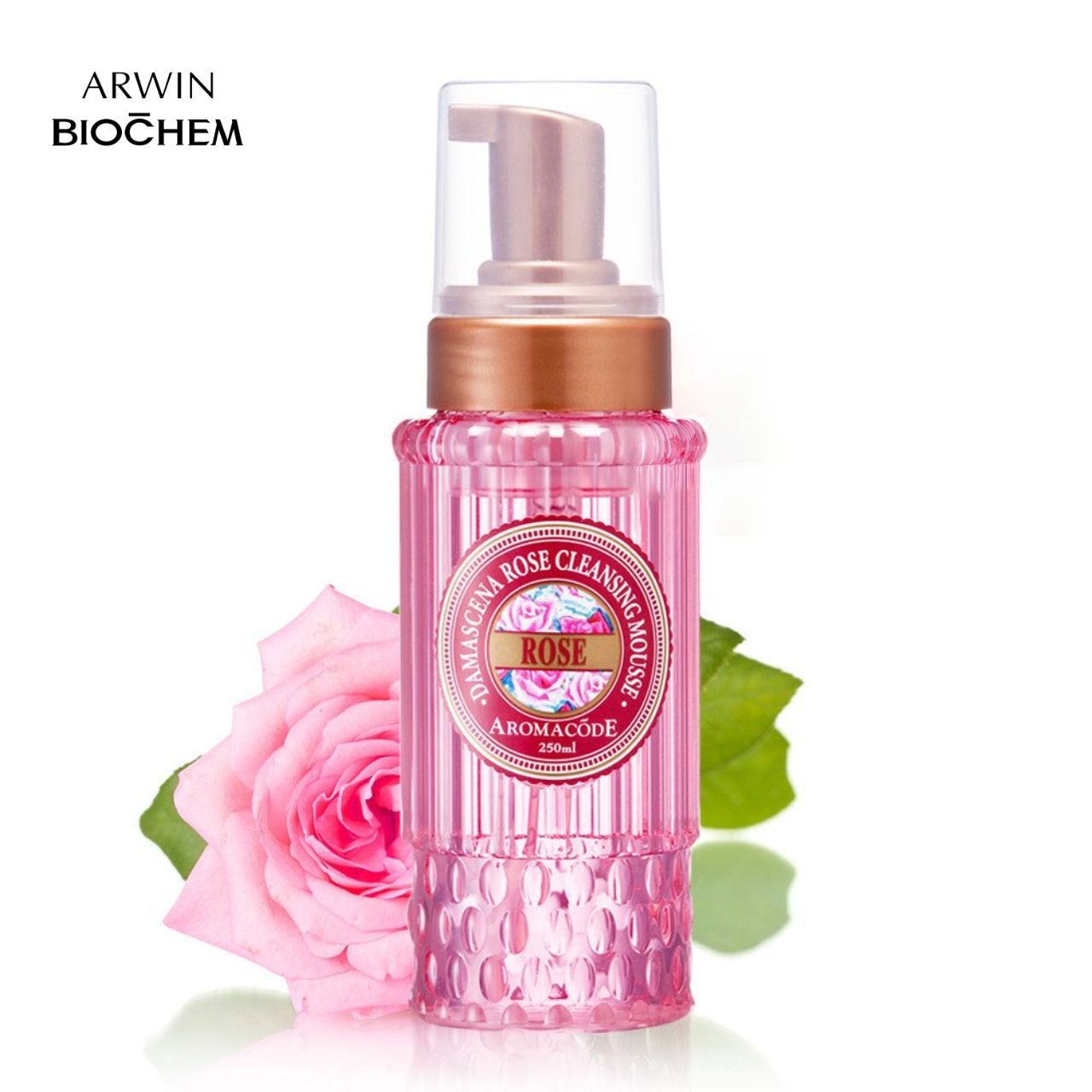 Bọt rửa mặt hoa hồng Damask