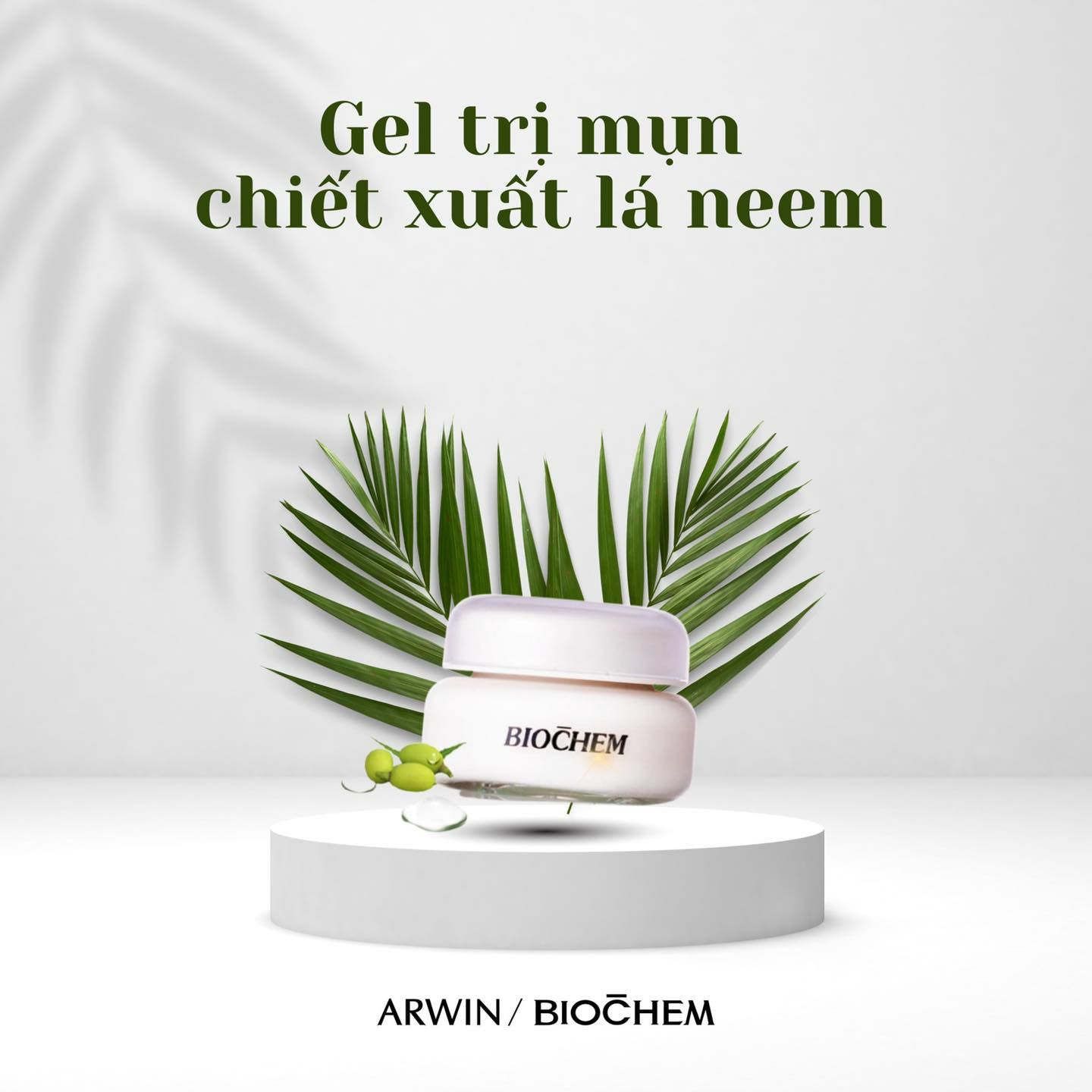 Gel trị mụn chiết xuất lá Neem