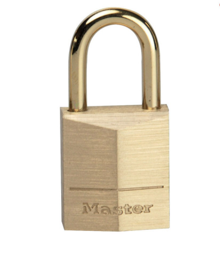 Ổ Khóa MASTER LOCK 115 EURD 15mm thau - chìa răng