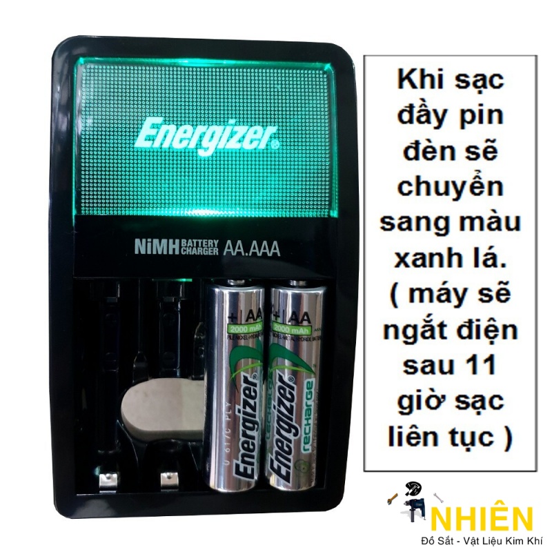 Bộ sạc pin 2A Energizer kèm 4 pin
