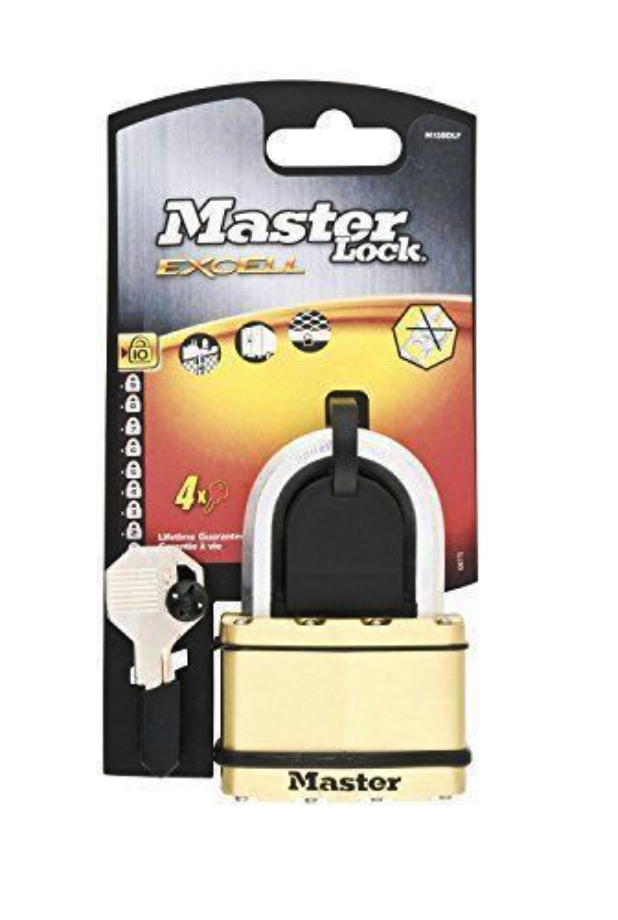 Ổ Khóa Master Lock M15BEURDLF 60mm Thau - Chìa Răng