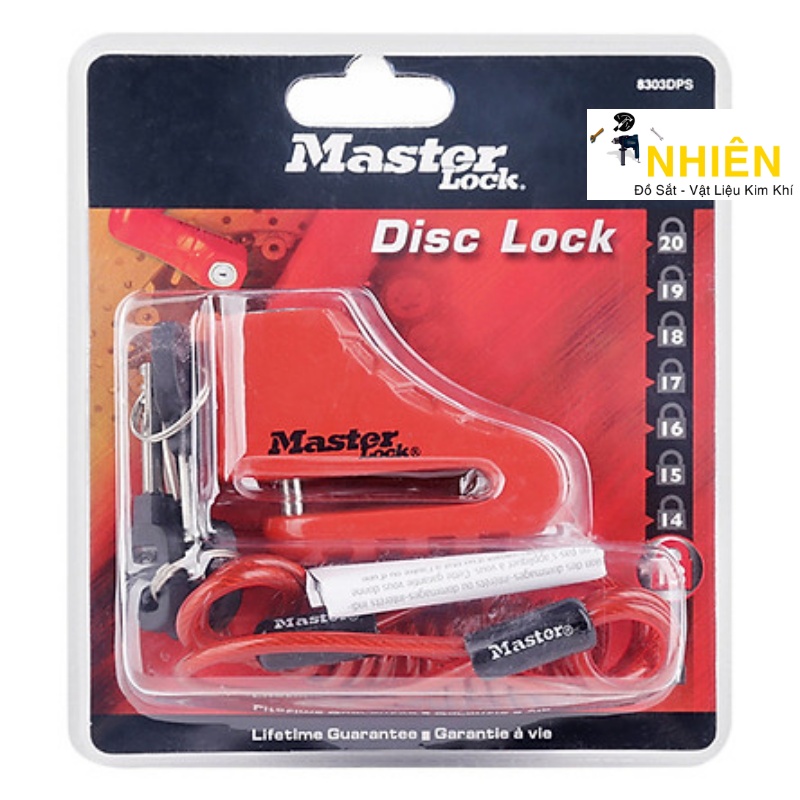 Khóa Thắng Đĩa MASTER 8303DBS